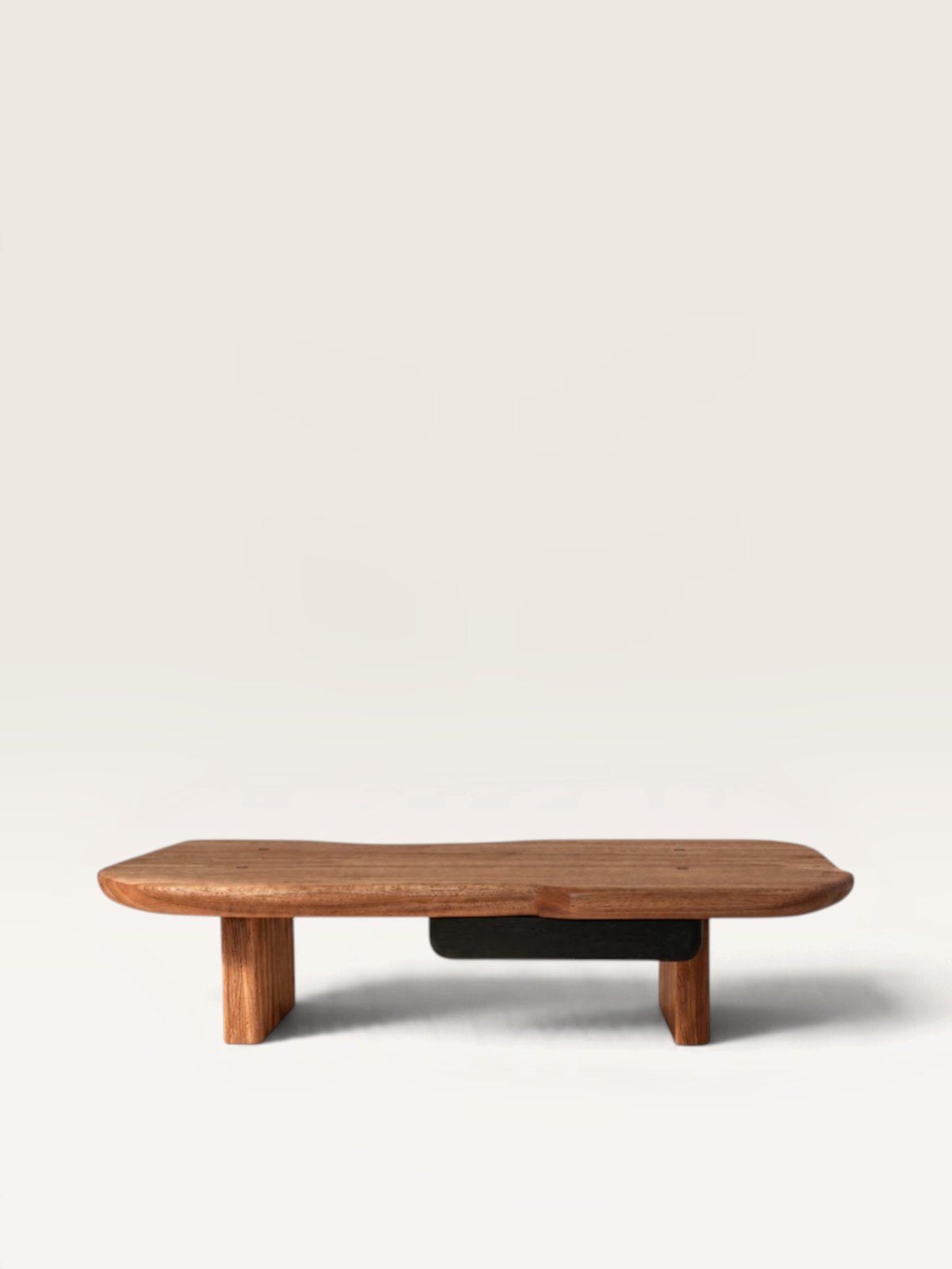 Wood TV stand / bench with drawer
