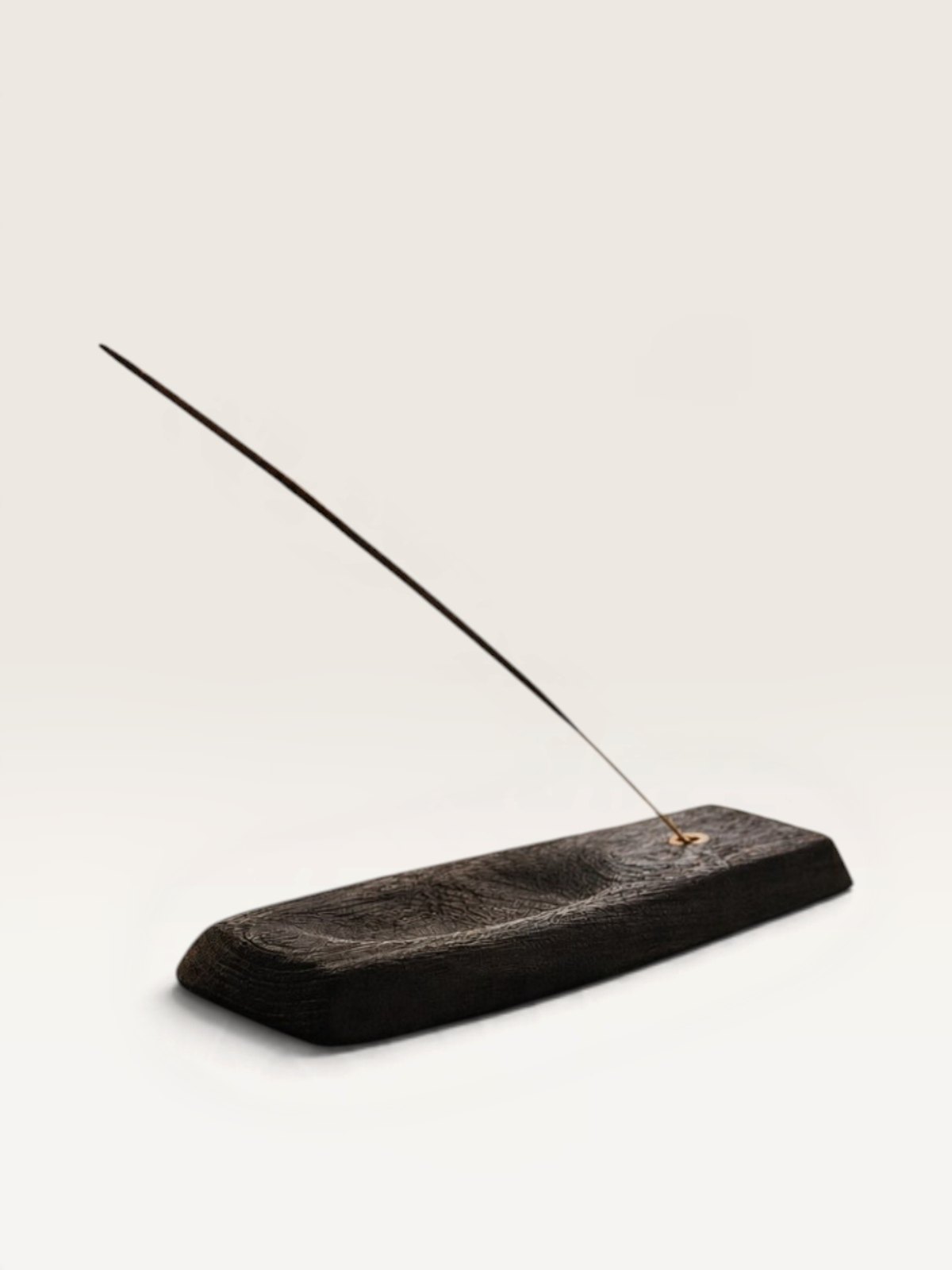 Dark wood incense holder