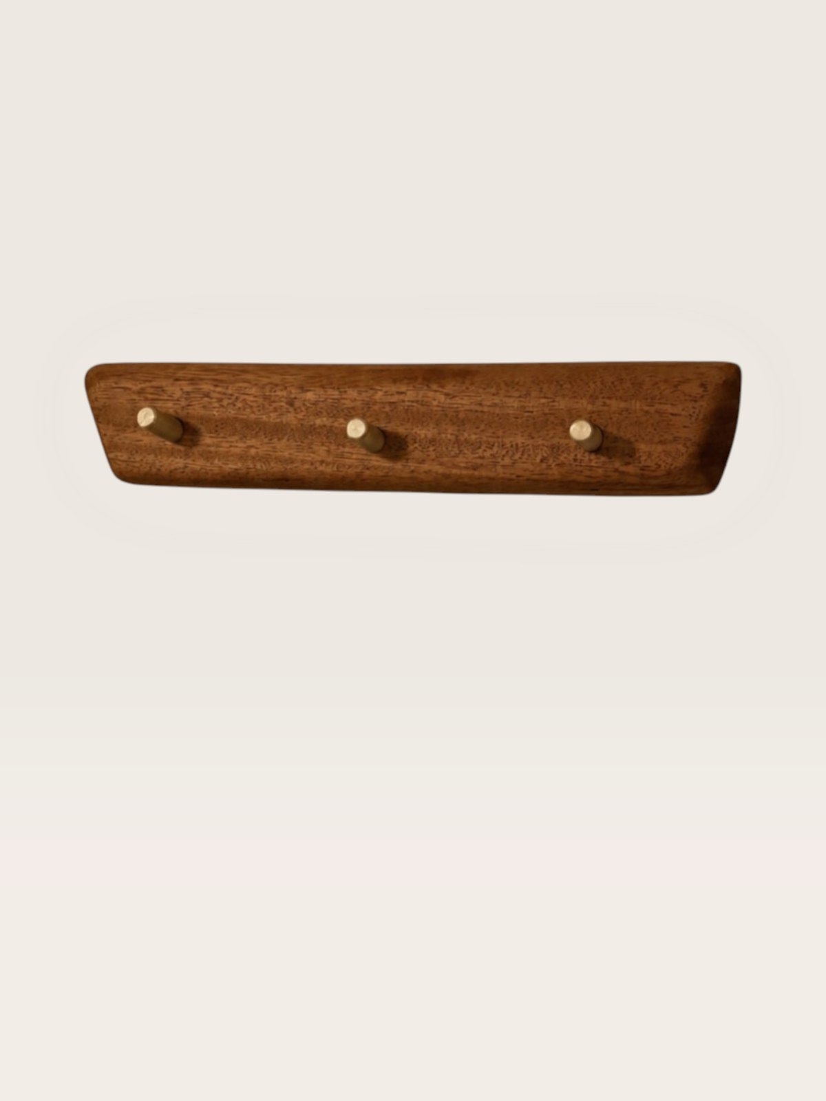 Wood wall hook rack