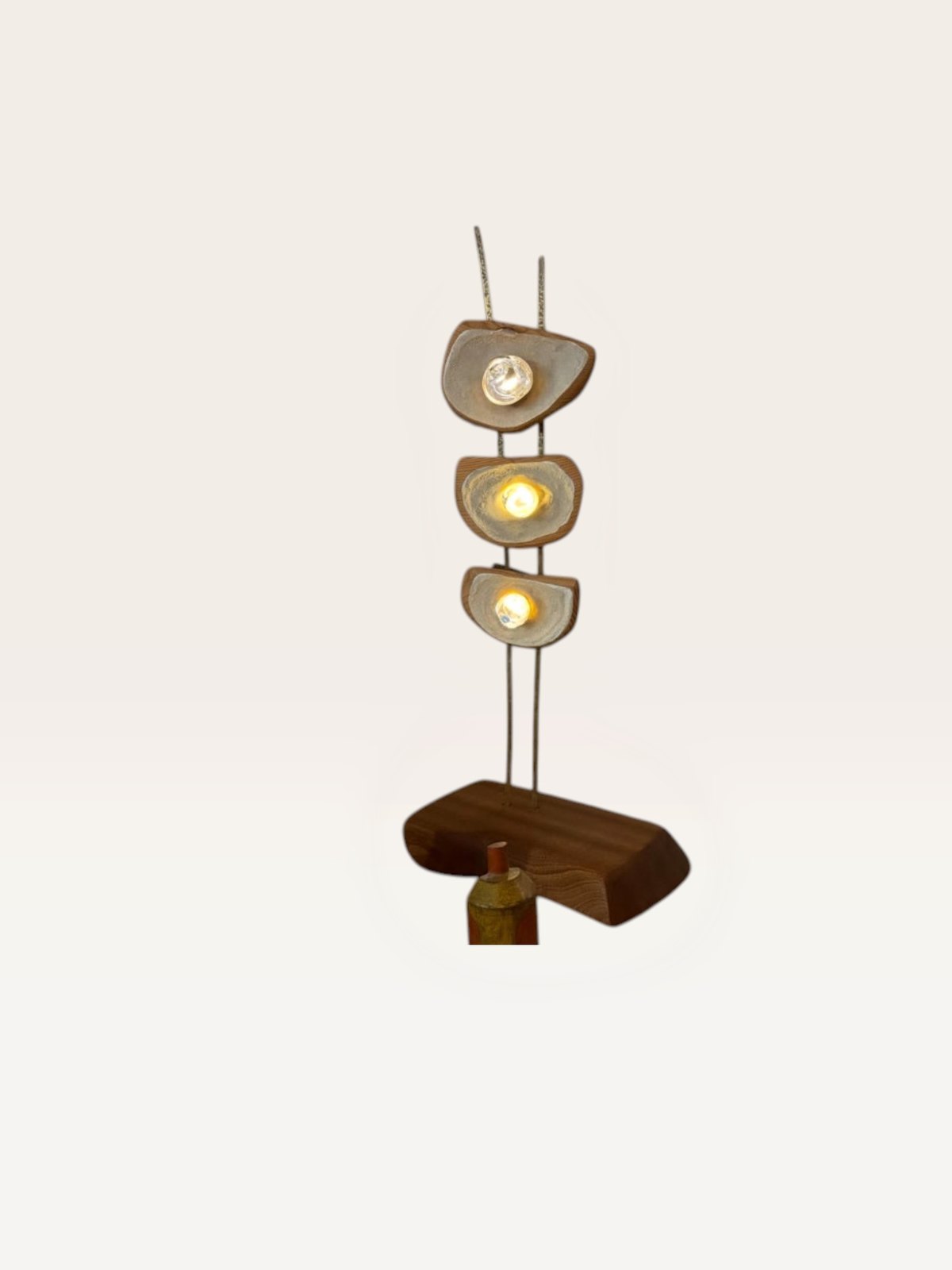 Sculptural floor lamp