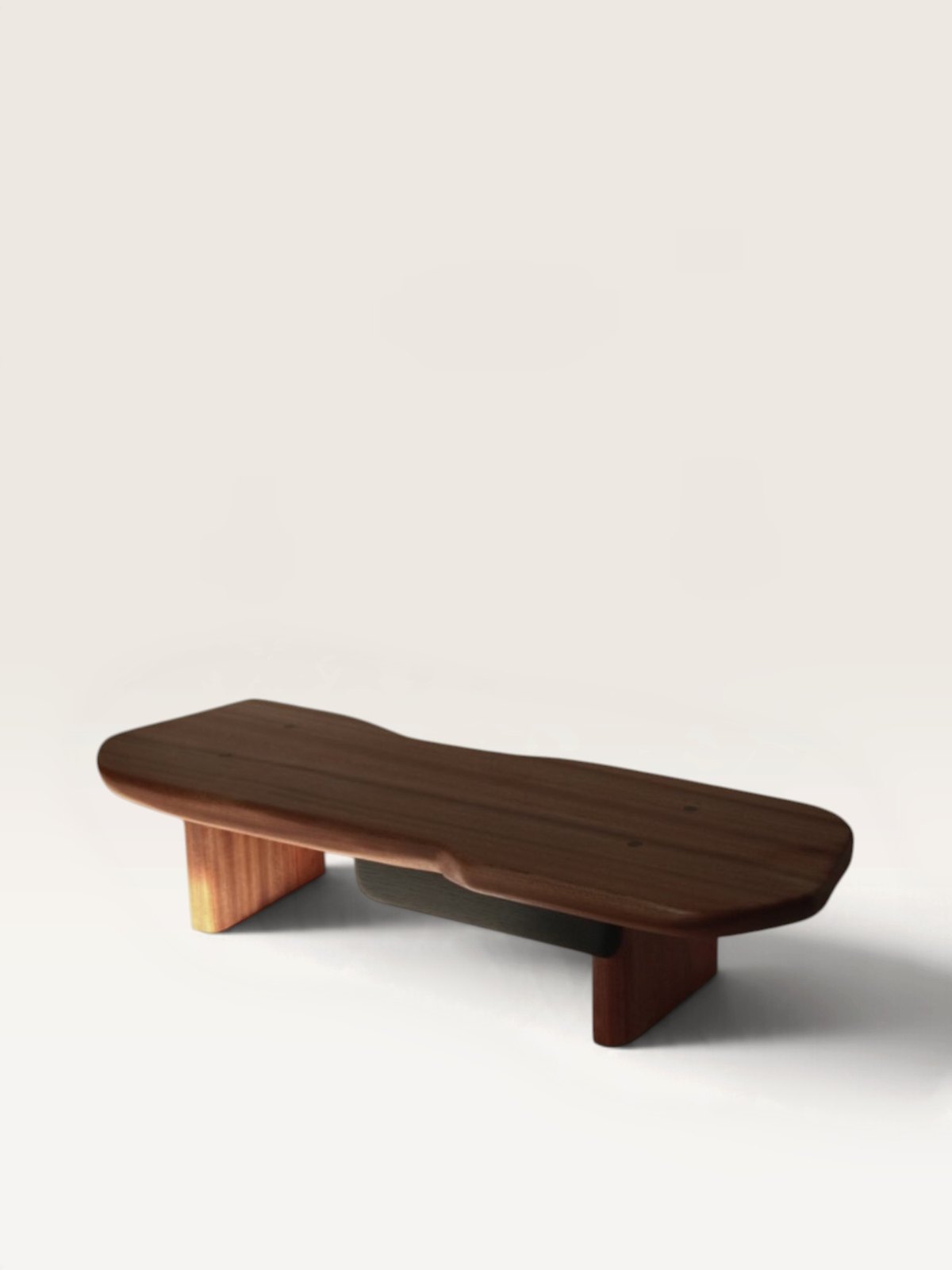 Wood bench