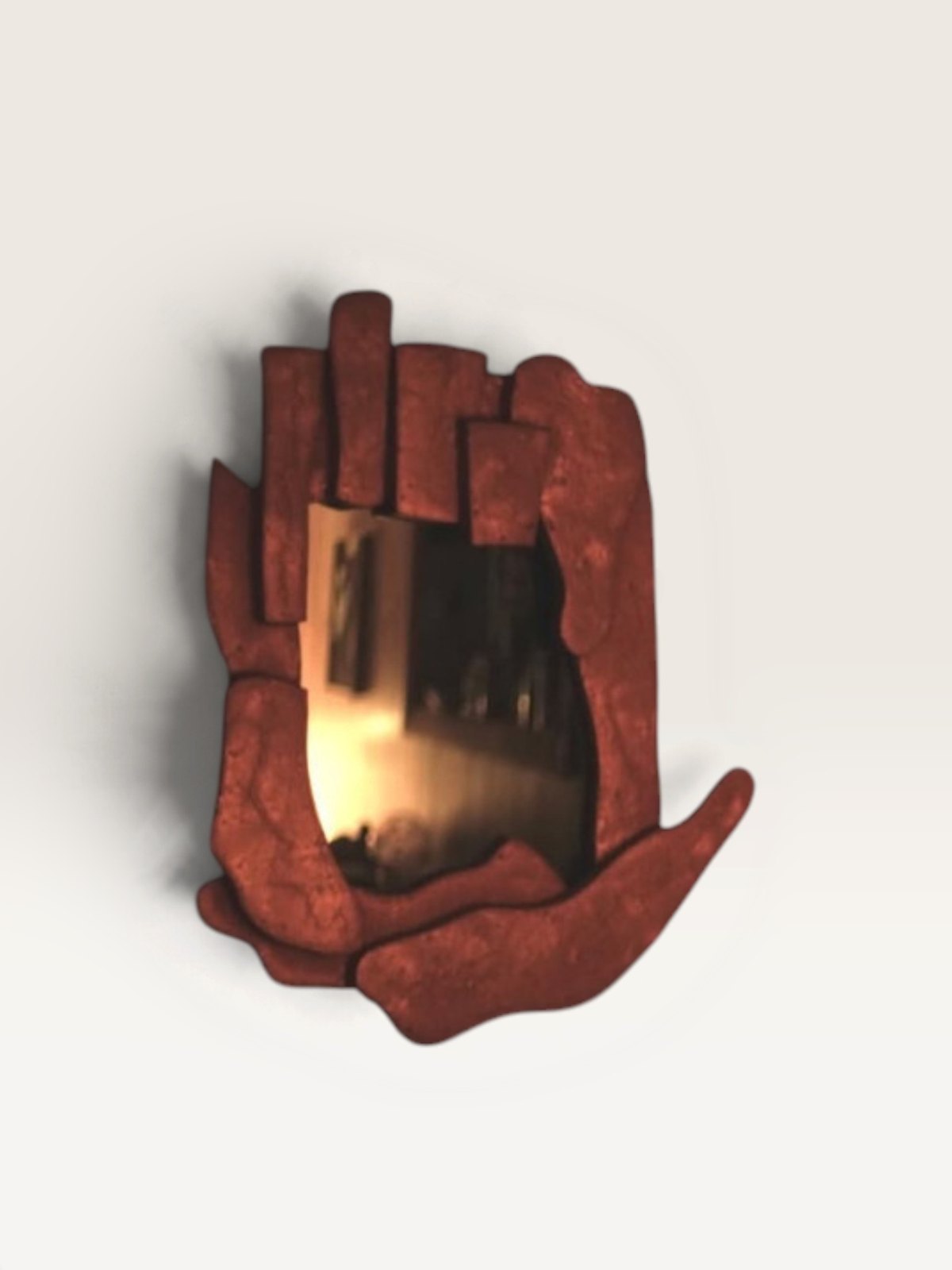 Cast sand mirror (2017)